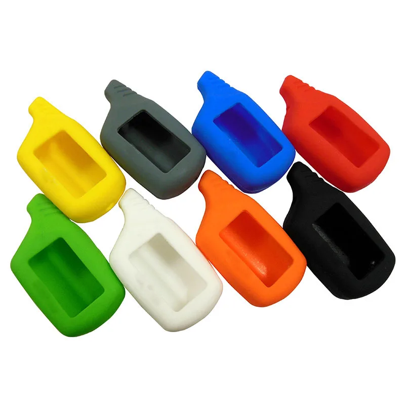 

Russian version B9 silicone case for starline B9/B6/A61/A91 lcd remote two way car alarm system free shipping