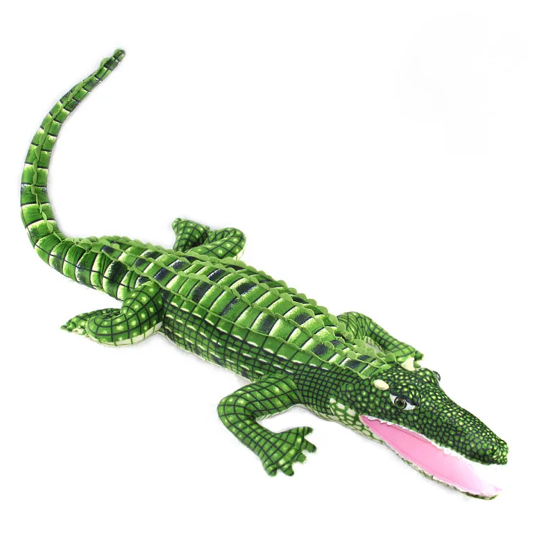 Dorimytrader Simulation Animal Crocodile Плюшевая игрушка Наполненная живая кричащая Аллигаторная