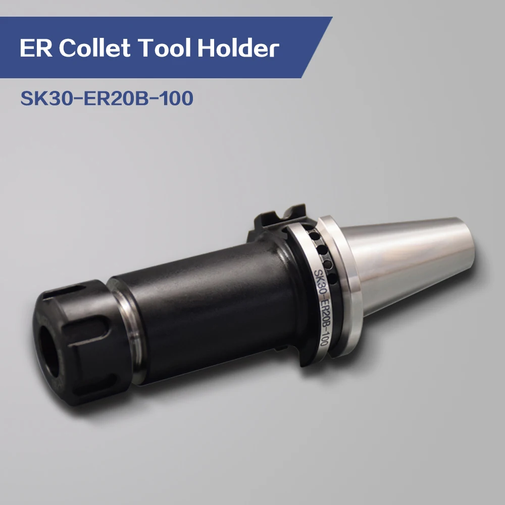 

SK30-ER20B-100 ER Collet Tool Holder High Precision
