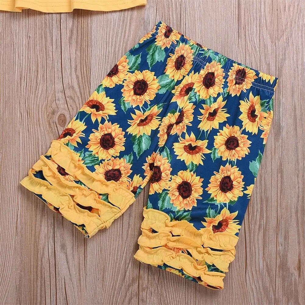 2019 модная одежда для маленьких девочек комплект одежды хлопковые топы с