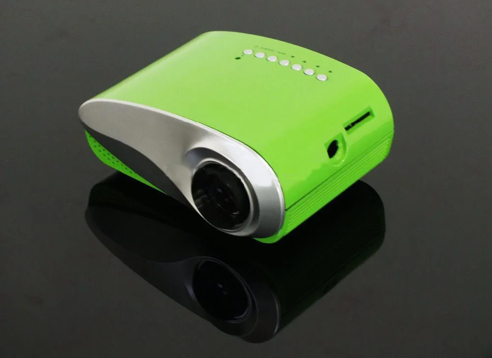 Newest 200lumens 3D Beamer LED Electric Projector Portable Video Pico Micro ProJector Mini HDMI USB AV VGA TV Tuner | Электроника