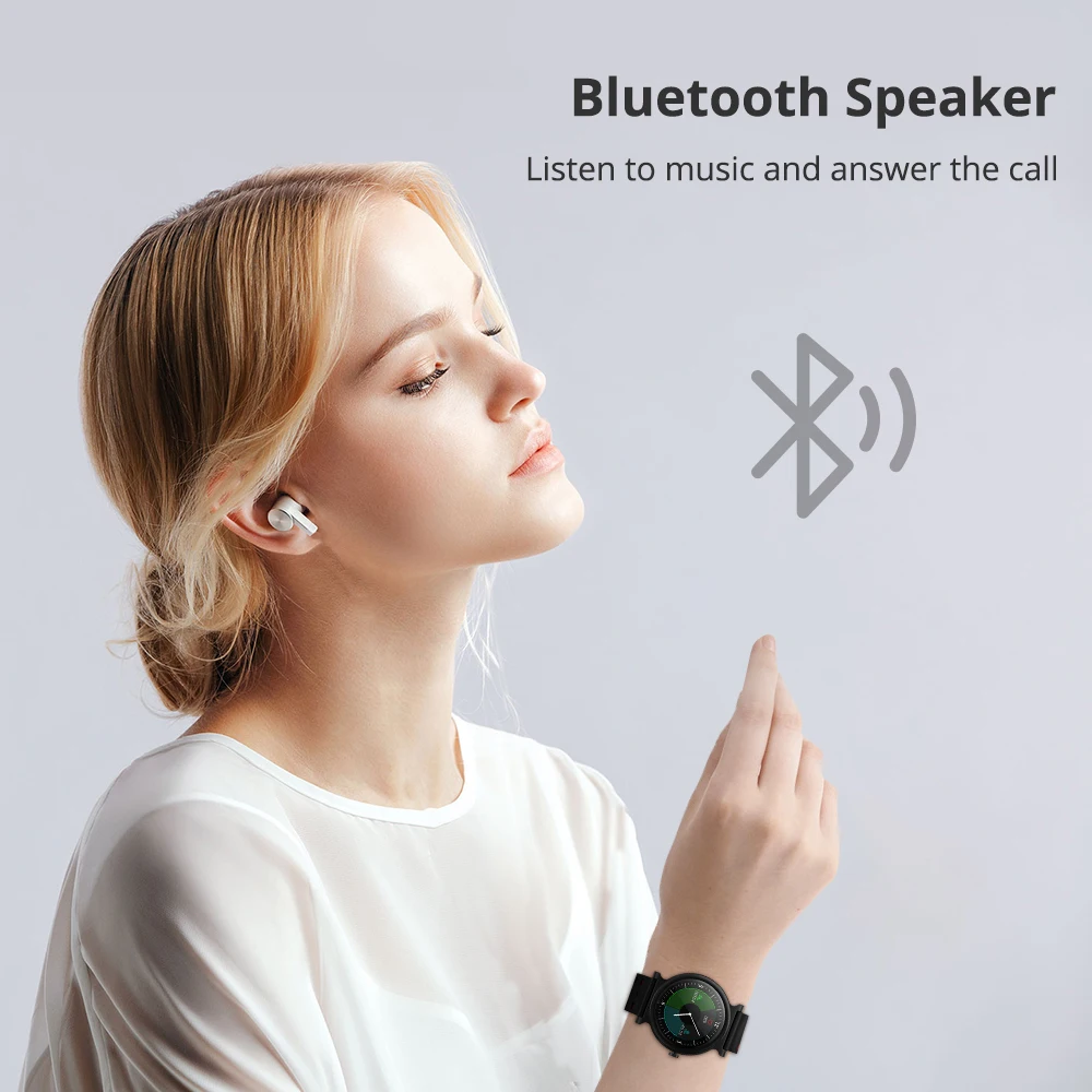 Vorke VK5 Bluetooth Смарт-часы с сенсорным экраном поддерживает ответ на телефон и прослушивание музыки фитнес-трекер IP67 PK Miband 4