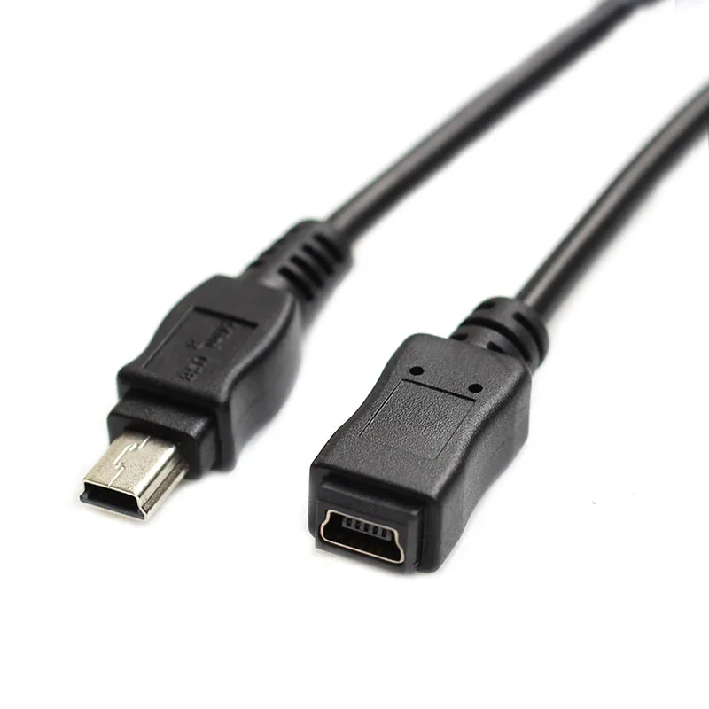 Лидер продаж 1 шт. черный светильник Кабель адаптер 50 см/150 см Mini USB B 5pin штекер