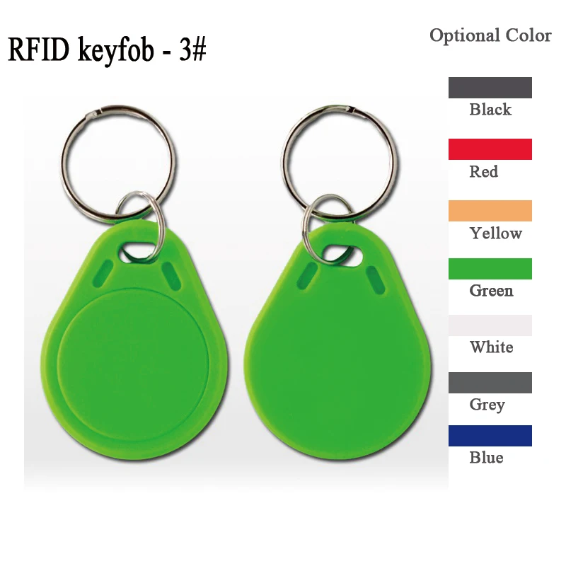 Rfid брелок с индивидуальными принтами 13 56 мГц f08 fm1108 синий красный желтый зеленый