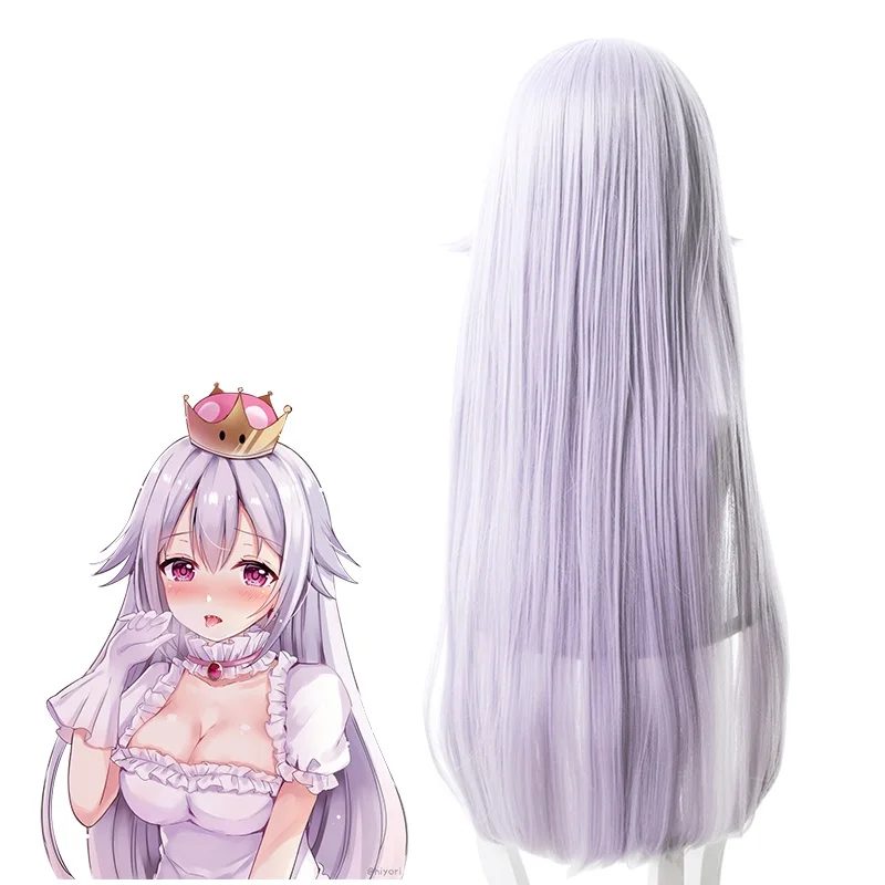 Аниме Boosette косплей волос Kuppa Koopa Hime Принцесса Косплей Синтетические длинные