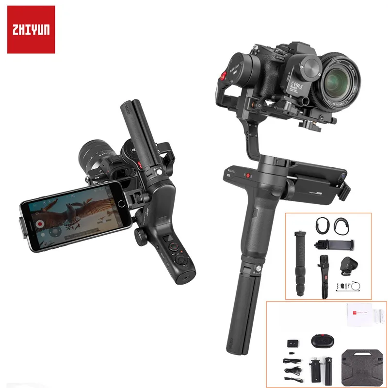 Creator Package Zhiyun weebill лаборатории 3-осевой OLED Дисплей ручной шарнирный стабилизатор для камеры GoPro для sony Panasonic GH5s беззеркальных Камера с фокусом Управление - Цвет: Creator Package