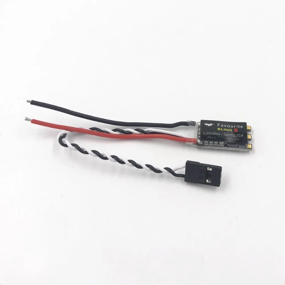 FVT LittleBee Little Bee BLHeli _ S Spring 20A ESC контроллер скорости 2 4S поддержка Dshot для FPV Raing Drone