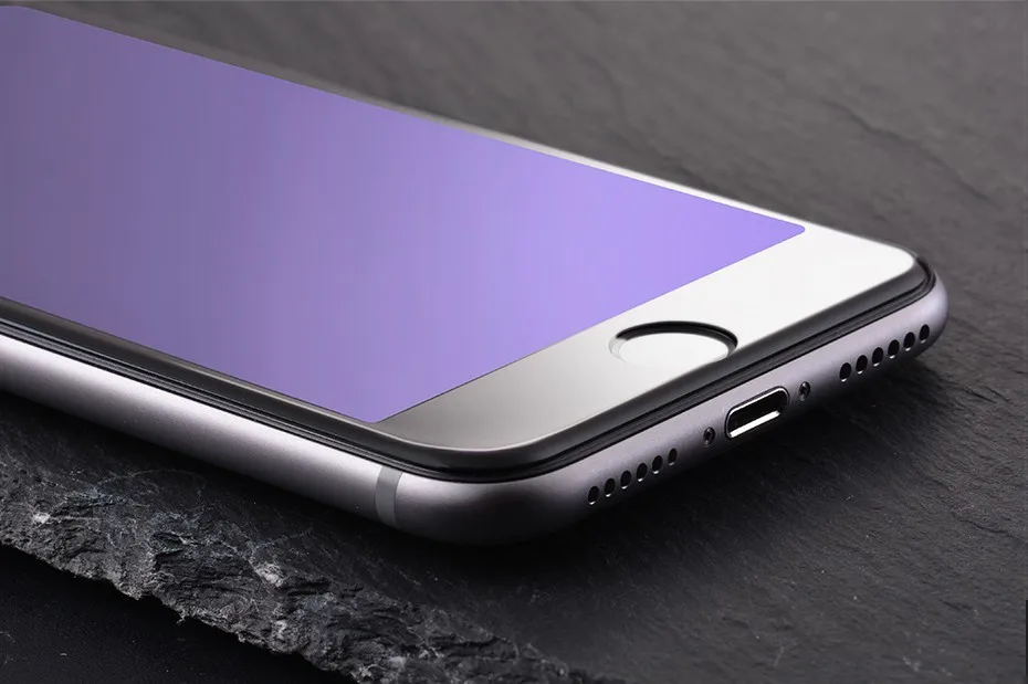 HOCO полное покрытие для стекла, с защитой против царапин пленка для Apple iphone 6 6s белая черная Защитная пленка для iphone 6 6s plus 3D мягкий край