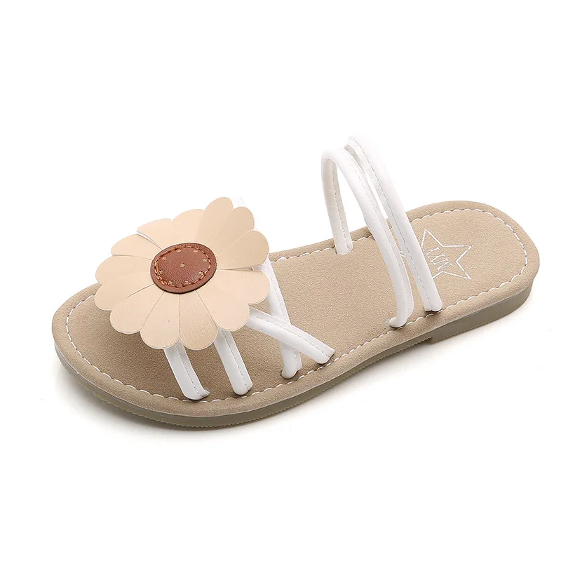 Детские шлепанцы для девочек летняя нескользящая обувь с мягкой подошвой