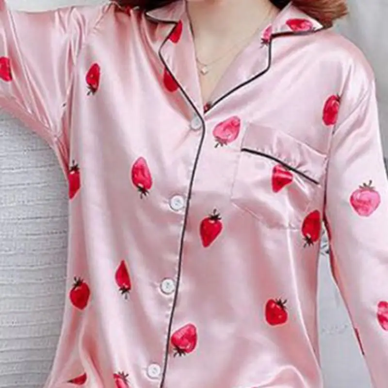 Smmoloa Женская шелковая ночная рубашка с длинными рукавами удобные атласные Ночная