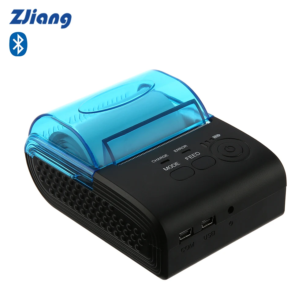 Zjiang ZJ-5805 58 мм беспроводной термопринтер Bluetooth 4,0 ESC POS 90 мм/сек. Чековая печатная машина для супермаркета PK MTP-II