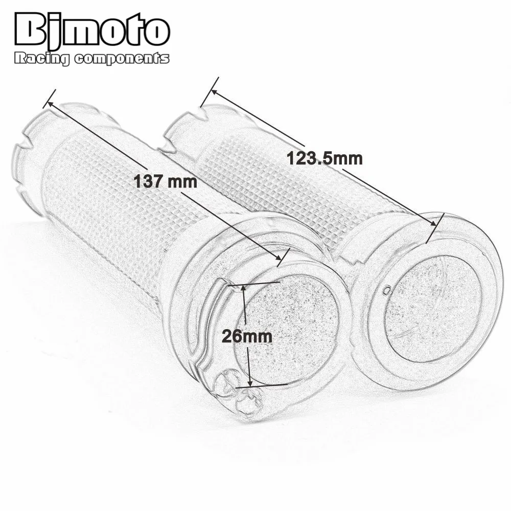 Мотоциклетные ручки Bjmoto для мотокросса с ЧПУ 1 дюйм 25 мм Harley Sportster Touring Dyna|handlebar hand