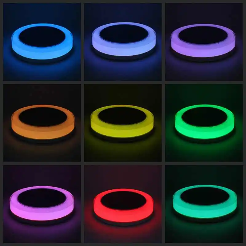 SZYOUMY светодиодный подводный RGB фонарь солнечной энергии Пруд Открытый для бассейна, погружаемый в воду водонепроницаемый декоративный светодиодный фонарь пульт дистанционного управления