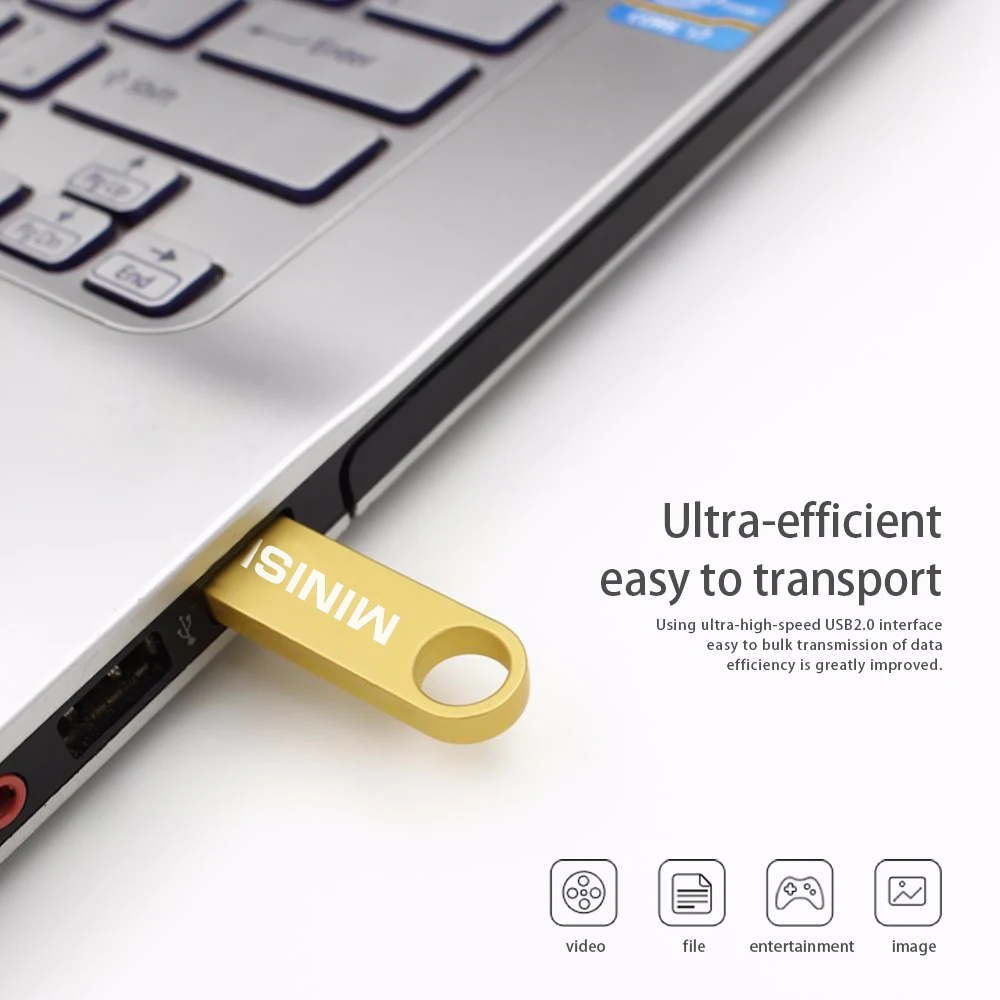 Новинка usb флеш-накопитель Miniseas 64 ГБ 32 16 8 4 Гб флешка водонепроницаемый