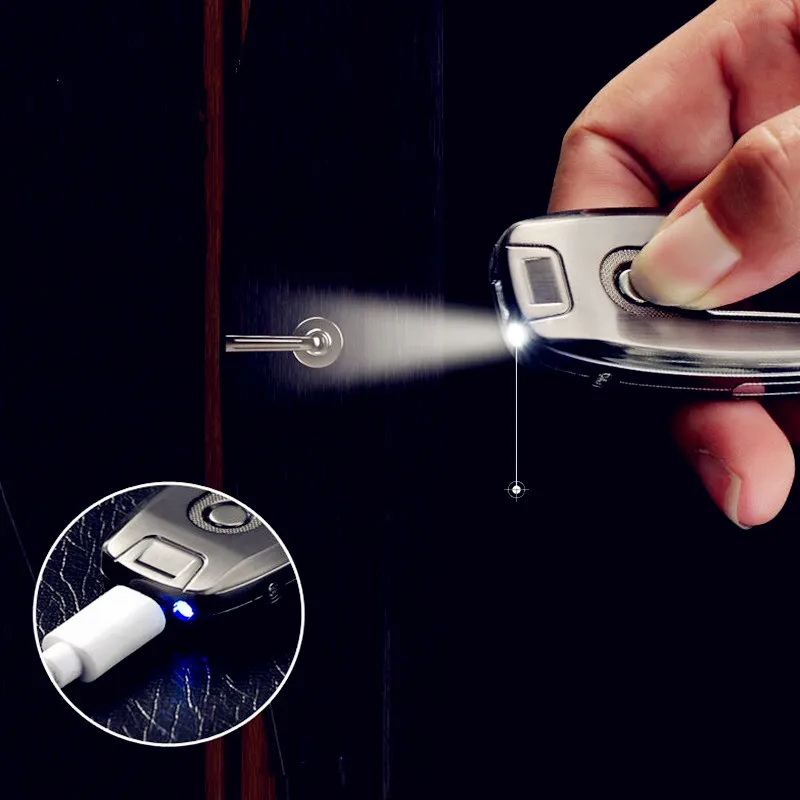 4 в 1 многофункциональный брелок мини компактный Usb зарядки Key Chain завышенные инструментов для использования на открытом воздухе