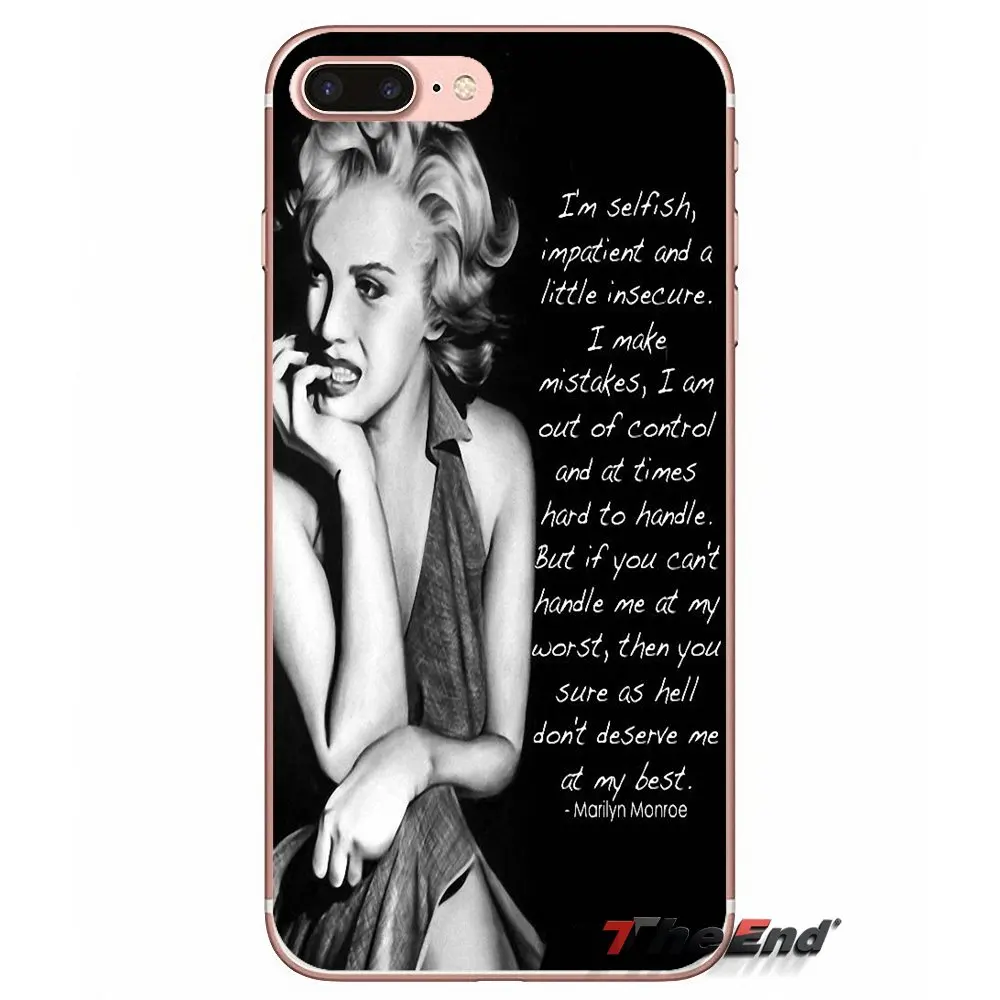 Чехол для телефона Huawei G7 G8 Ascend P7 P8 P9 Lite Honor 4C 5X 5C 6X Mate 7 8 9 Y3 Y5 Y6 II Pro Marilyn Monroe Im с