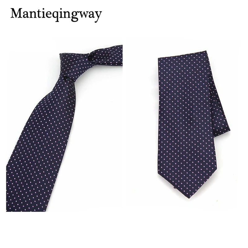 Mantieqingway 8 см деловой однотонный красный галстук для мужчин s Модный повседневный широкий 8 см галстуки из полиэстера для мужской свадебный костюм галстуки для шеи