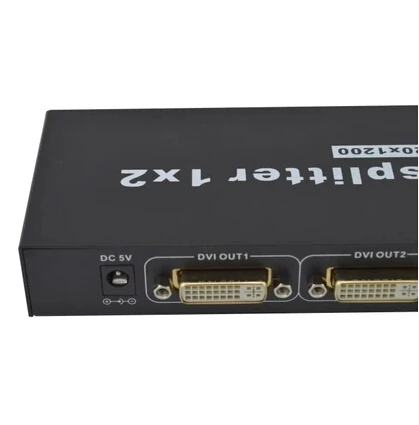 1 в 2 out DVI-I DVI 24 + 5 KVM переключатель сплиттер 1200P для ПК Хост монитора проектора |