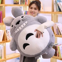 Pop Japan Anime Totoro Plush Toy Giant Cute Totoro Doll Pillow Sleeping Pillow for Children Boys and Girls Gift 35inch 75cm