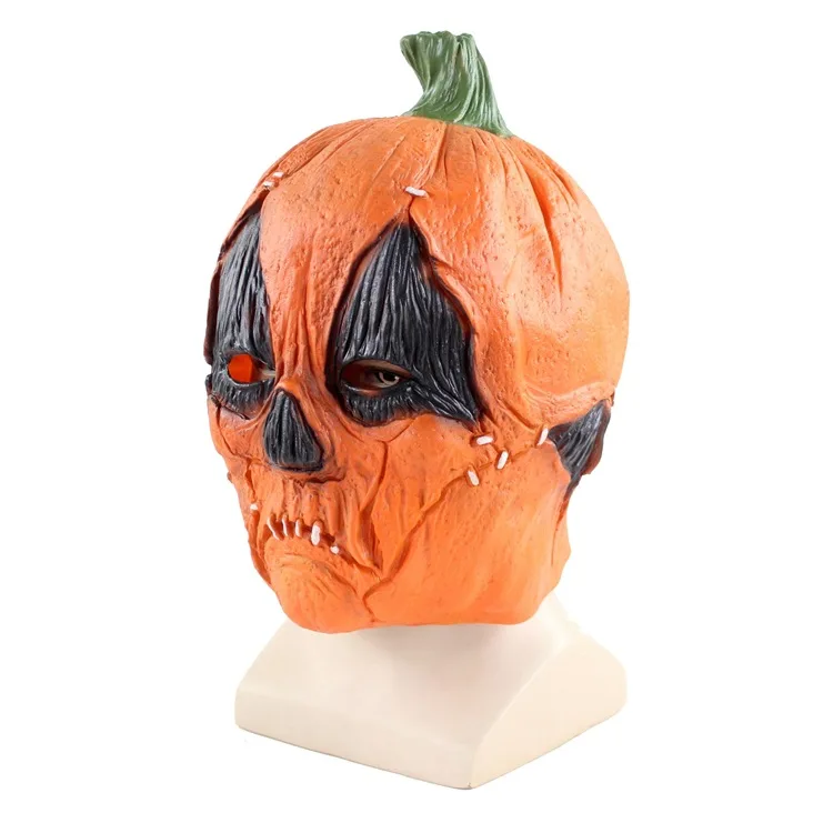 Новая маска с тыквой для Хэллоуина полный цвет косплея на Хэллоуин маскарадный