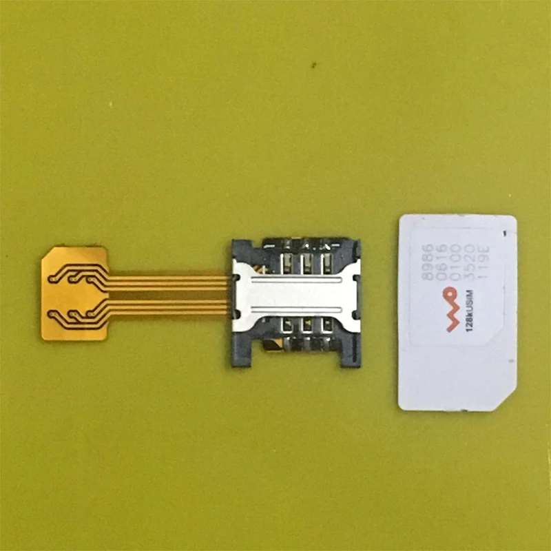 Для Android удлинитель 2 микро удлинитель адаптер двойной Micro SD адаптер Micro SIM карта гибридный двойной для samsung S7/S7 Edge/S8/E5