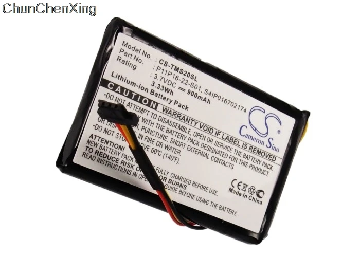 P11P16 22 S01 батареи Cameron Sino 900 мАч S4IP016702174 для TomTom 4ET0.002.07 Start XL|Цифровые аккумуляторы| |