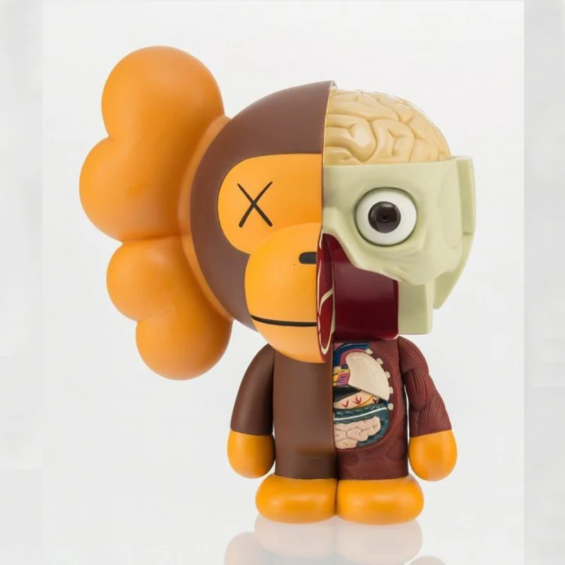 20 см OriginalFake KAWS анатомическая Apes milo Dissected Companion уличное искусство ПВХ фигурка