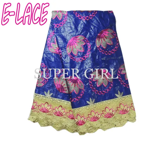 Красного цвета в африканском стиле Кружево ткань Новое поступление 2017 года