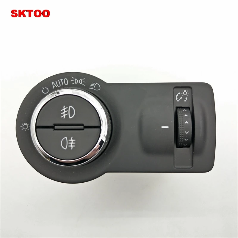 black SKTOO для Buick Encore Chevy Cruze Malibu без Авто GM13301749 противотуманная фара управление кнопка включения - Цвет: black