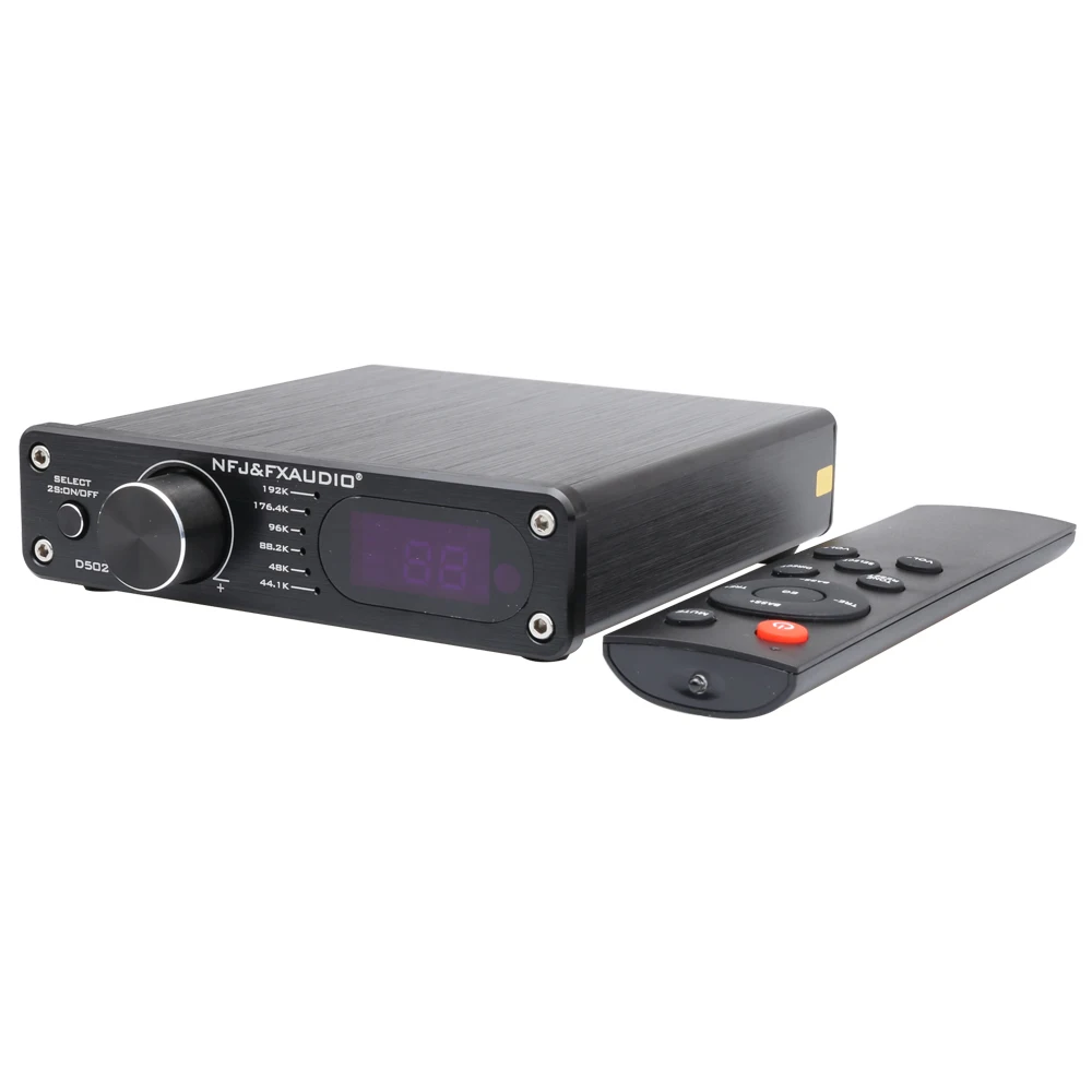 FX-AUDIO D502 Hi-Fi Micro USB чистый цифровой сабвуфер интегрированные домашние декодирования для домашнего кинотеатра, усилитель 2,1 SA9023 CS8422 TAS5508