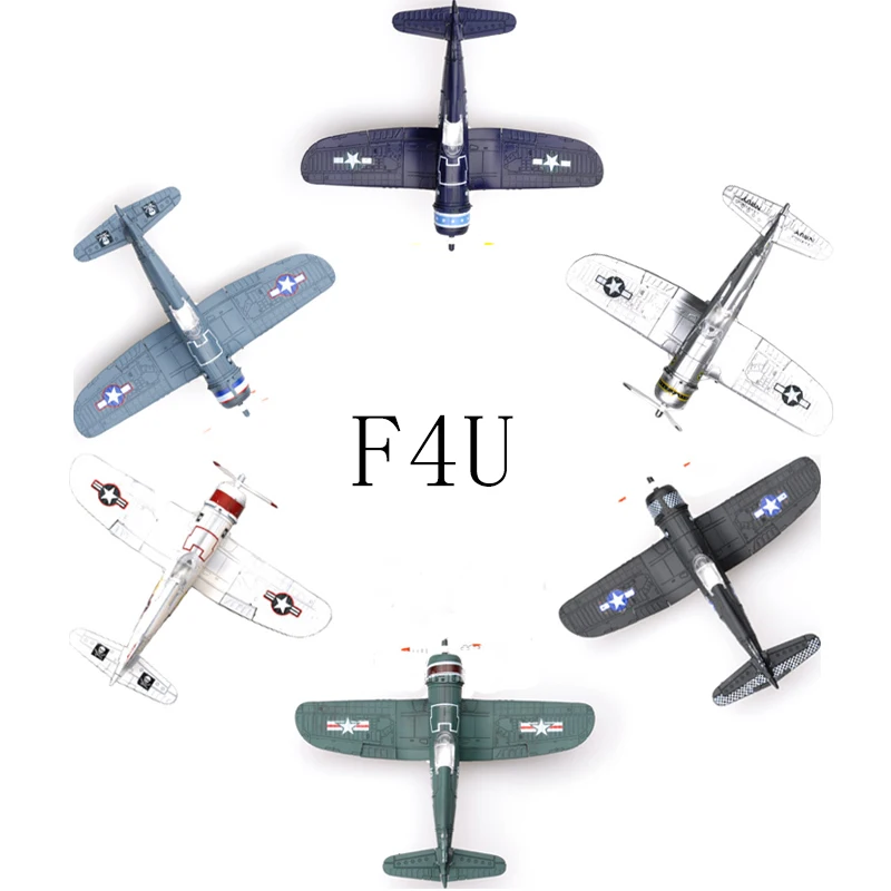 6 шт. пластиковые DIY военные модели США F4U Corsair Истребитель модели строительные наборы 4D 1/48 WW2 самолет Кирпичи Модель игрушки для детей
