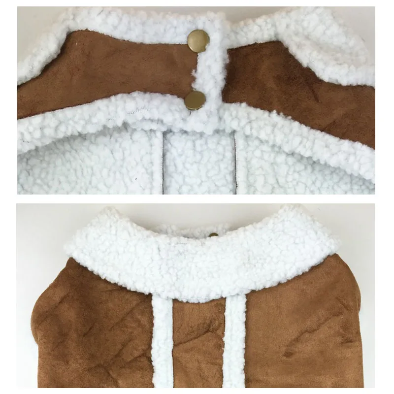 Новая осенне зимняя теплая одежда с хлопковой подкладкой для больших собак