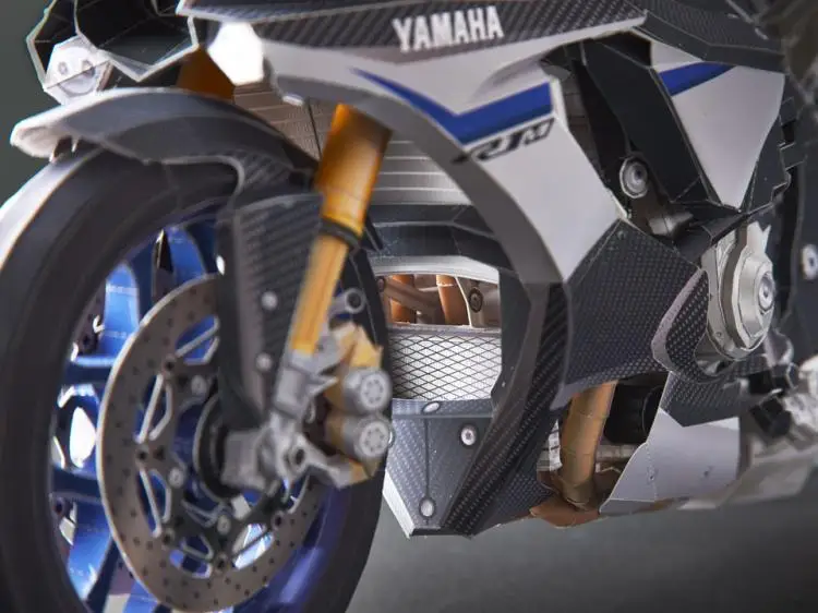 YZF-R1 высшего качества в байкерском стиле 3D Бумажная модель сделай сам
