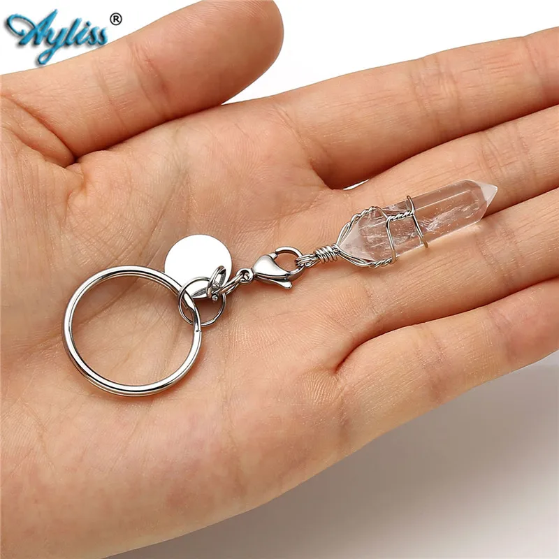 Ayliss 2021 оптовая продажа натуральный камень Hexagonal острым рейки драгоценный для