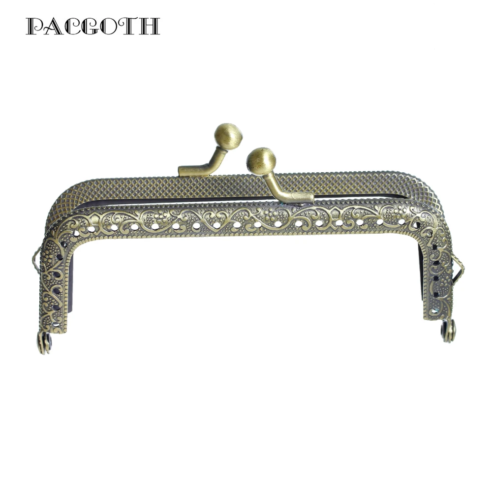 Pacgoth на основе железа сплав Поцелуй застежка блокировки кошелек Рамки