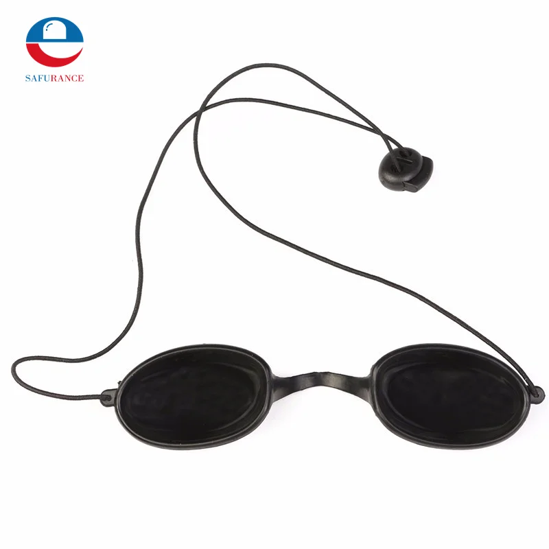 Черный специальные мягкие Материал Eyepatch лазерные защитные очки светильник