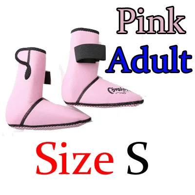 s Pink 3 мм Неопреновая Обувь для подводного плавания, носки для подводного плавания, пляжные ботинки, гидрокостюм, предотвращающий появление царапин, согревающий, нескользящий, для зимнего плавания - Цвет: s Pink
