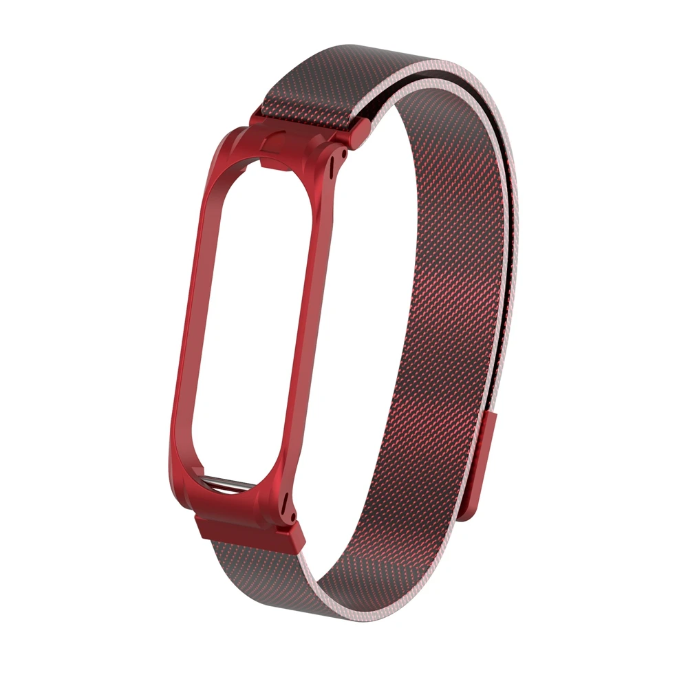 Магнитный металлический ремешок mi Band 3 для mi Band 3 mi lanese Loop, браслет из нержавеющей стали, ремешок для Xiaomi mi Band 4, сменный