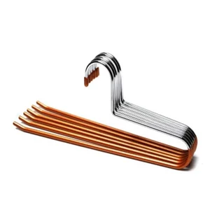 10 шт.лот 34,5 см пластиковая стойка для брюк из нержавеющей стали вешалка для одежды