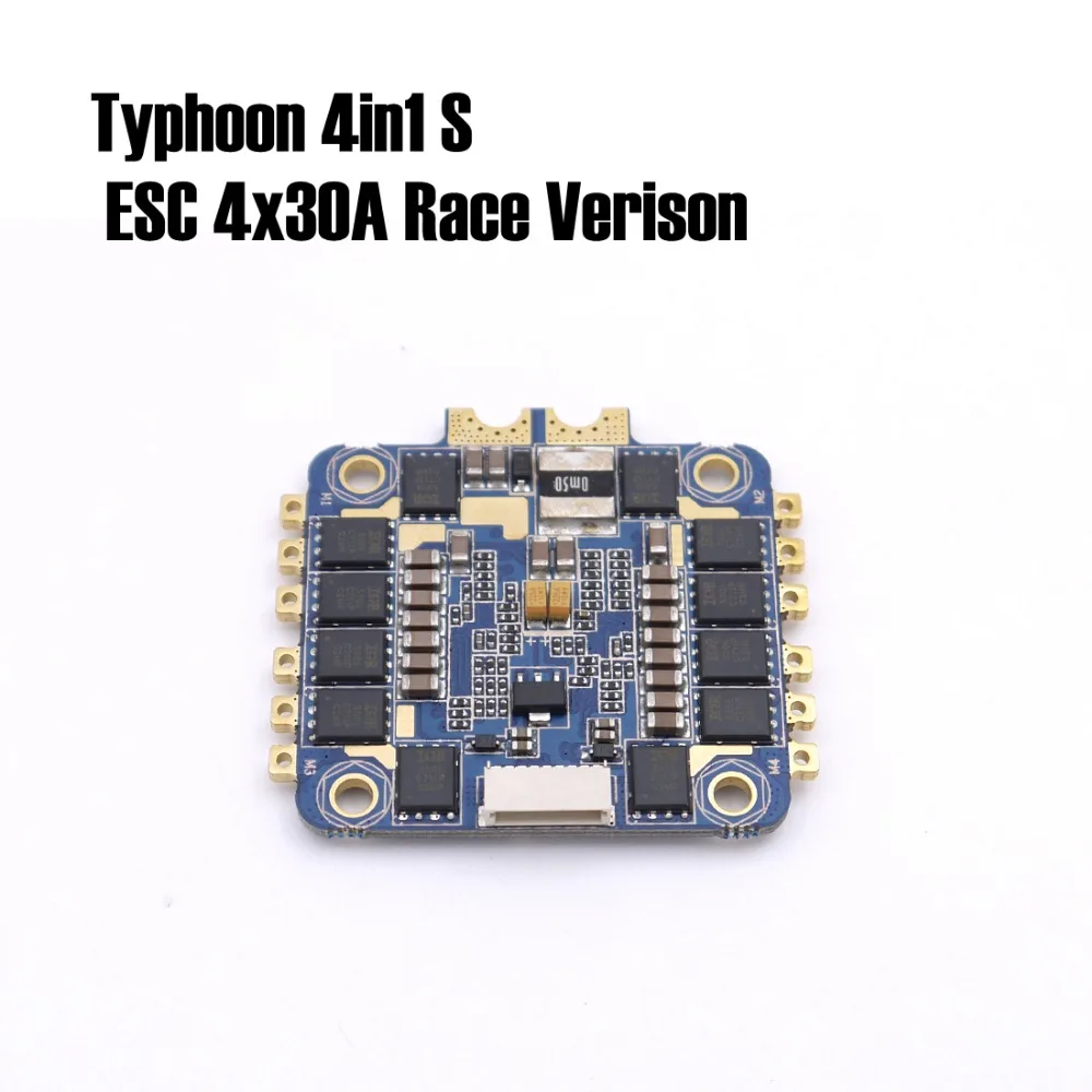 Плата контроллера полета OMNINXT F7 и Typhoon 4 в 1 S ESC 4x30A гоночная версия для