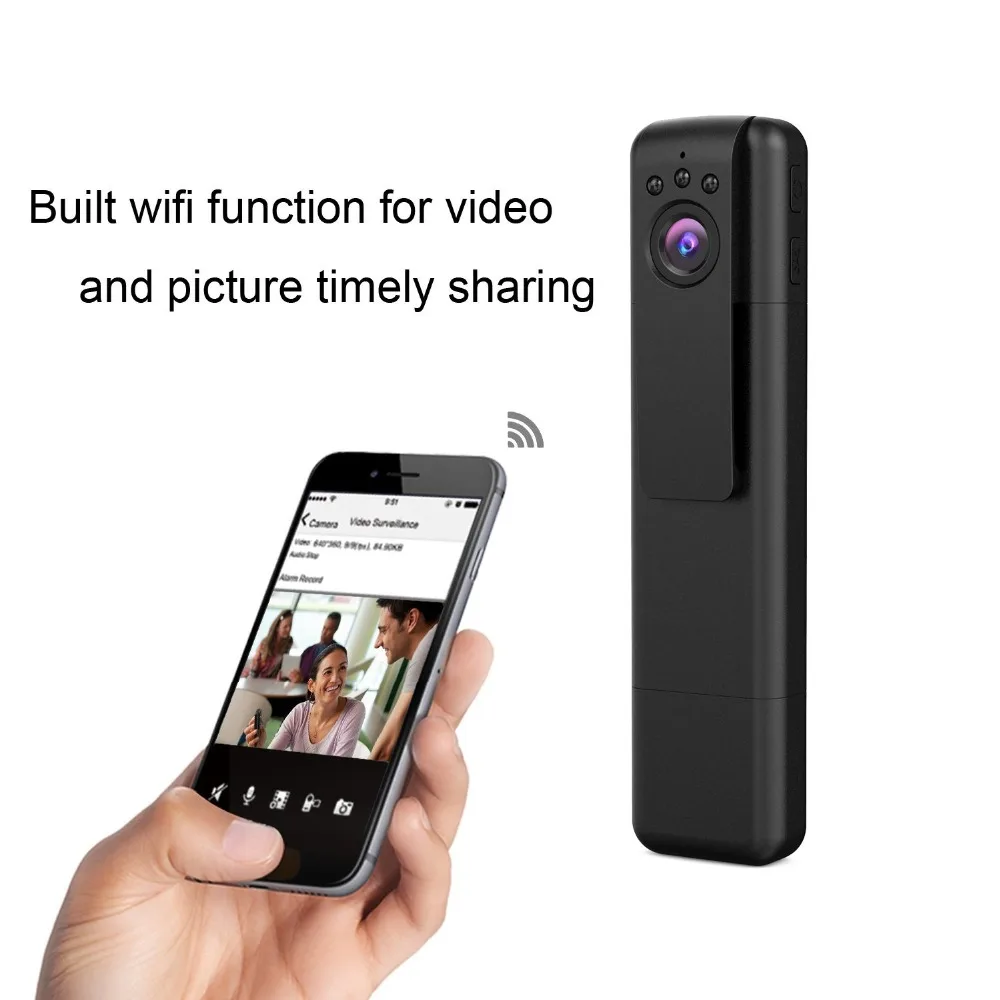 C11 мини Камера Wi Fi P2P Full HD 1080 P Micro Беспроводной H.264 ручка ИК Ночное видение Mini DV DVR