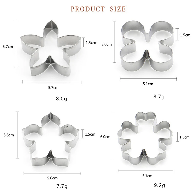 RUDAO Кухня резчик печенья Форма изготовление сахара модель бисквитная формочка 4