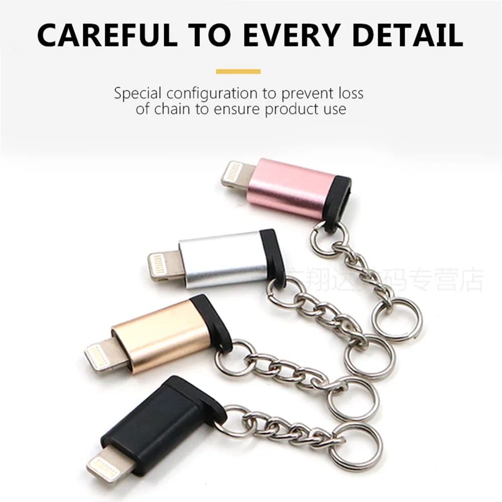 Мини-адаптер для зарядки OTG Micro USB освещения Iphone X 7 8 6 Plus XS XR MAX Синхронизация данных