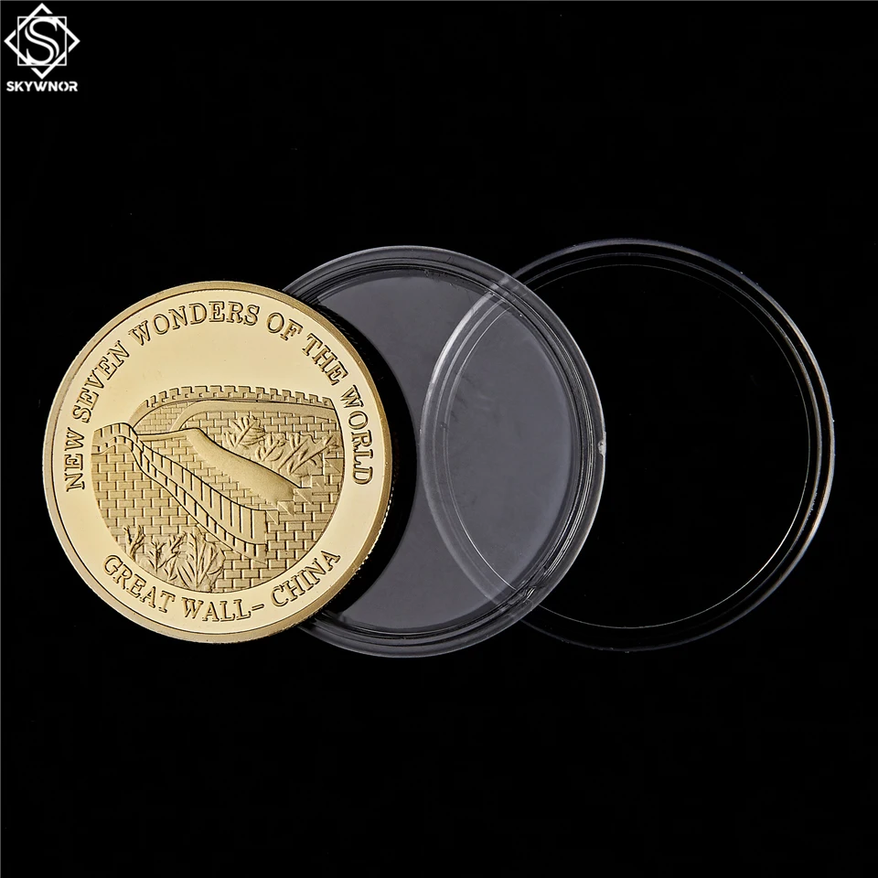 5 шт./лот китайский Азиатский фэн шуй китайская Великая стена 2007 Новые Семь чудес