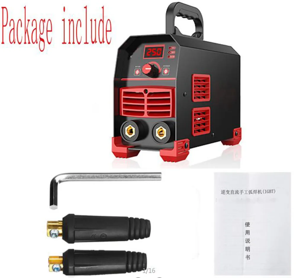 DC 220V портативный сварочный аппарат IGBT инвертор сварочное оборудование однофазная паяльная станция