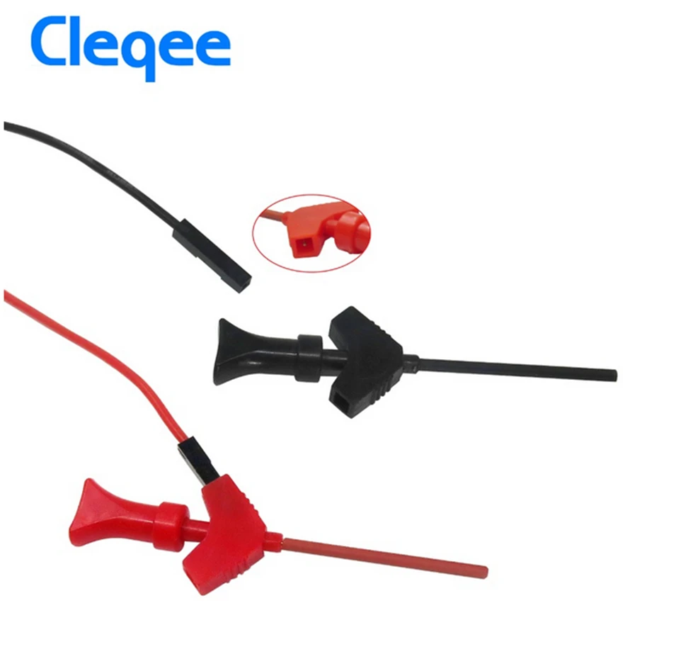 Ходовой товар тестовый щуп Cleqee P1511B с внутренней пружиной и штекером 2 мм комплект