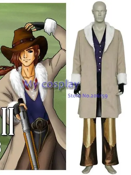 

Anime Final Fantasy Cosplay - Final Fantasy VIII Irvine Kinneas Men's Cosplay Costume for Halloween Party Freeshipping