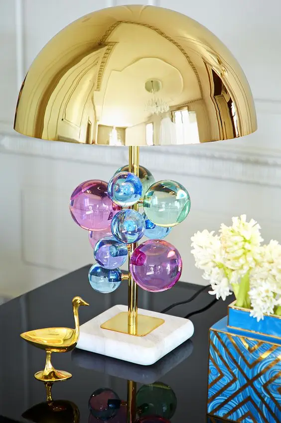 Современная креативная модельная комната круглые настольные лампы Luxor