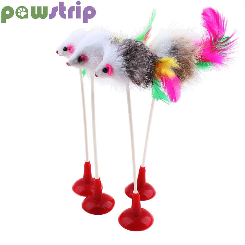Pawstrip 1 шт. 20 см в высоту искусственная мышь игрушка для кошек Интерактивная с