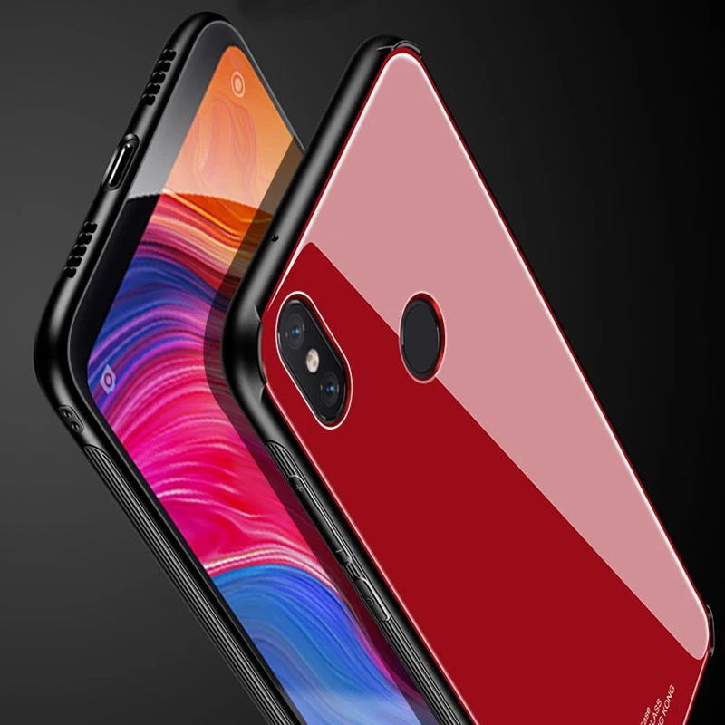 mi 8 Luxury Glass Phone Case on for Funda Xiaomi Mi Hard Cover Coque Xiomi Mi8 Snapdragon 6.21 inch Women |